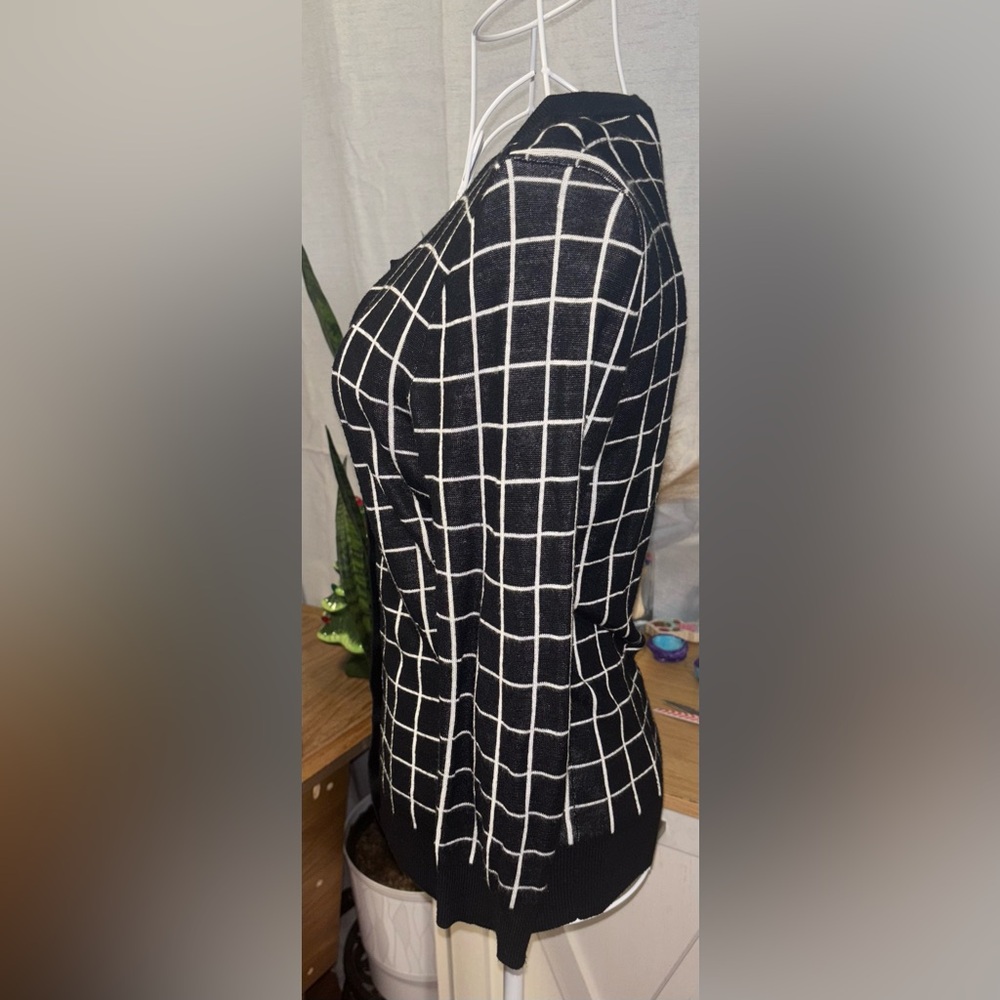 Halogen Button Down Cardigan Size Small - image 3